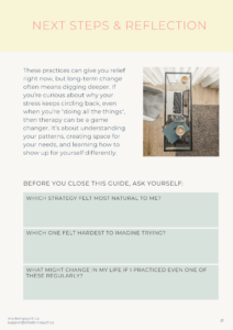 Next Steps & Reflection